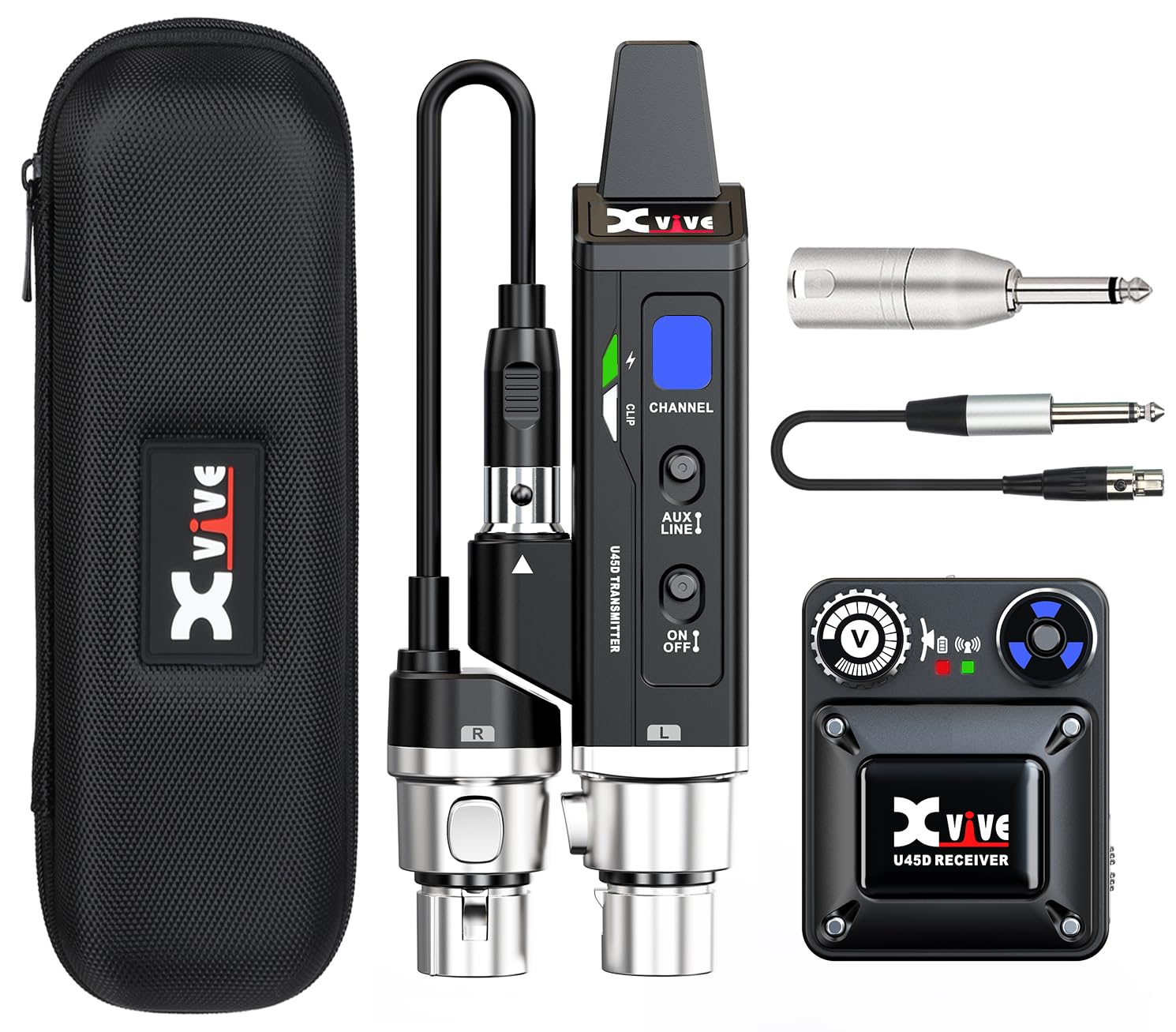 Amazon.co.jp: Xvive U45Dステレオワイヤレスインイヤーモニター